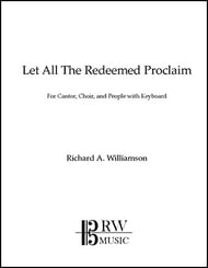 Let All the Redeemed Proclaim-Psalm 107 SATB choral sheet music cover Thumbnail